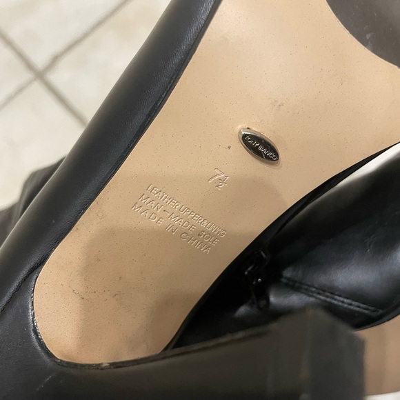 Revolve Tony Bianco Havana Calf Boot Leather Stiletto Heel Square
Toe Venice 7.5 - Picture 5 of 13